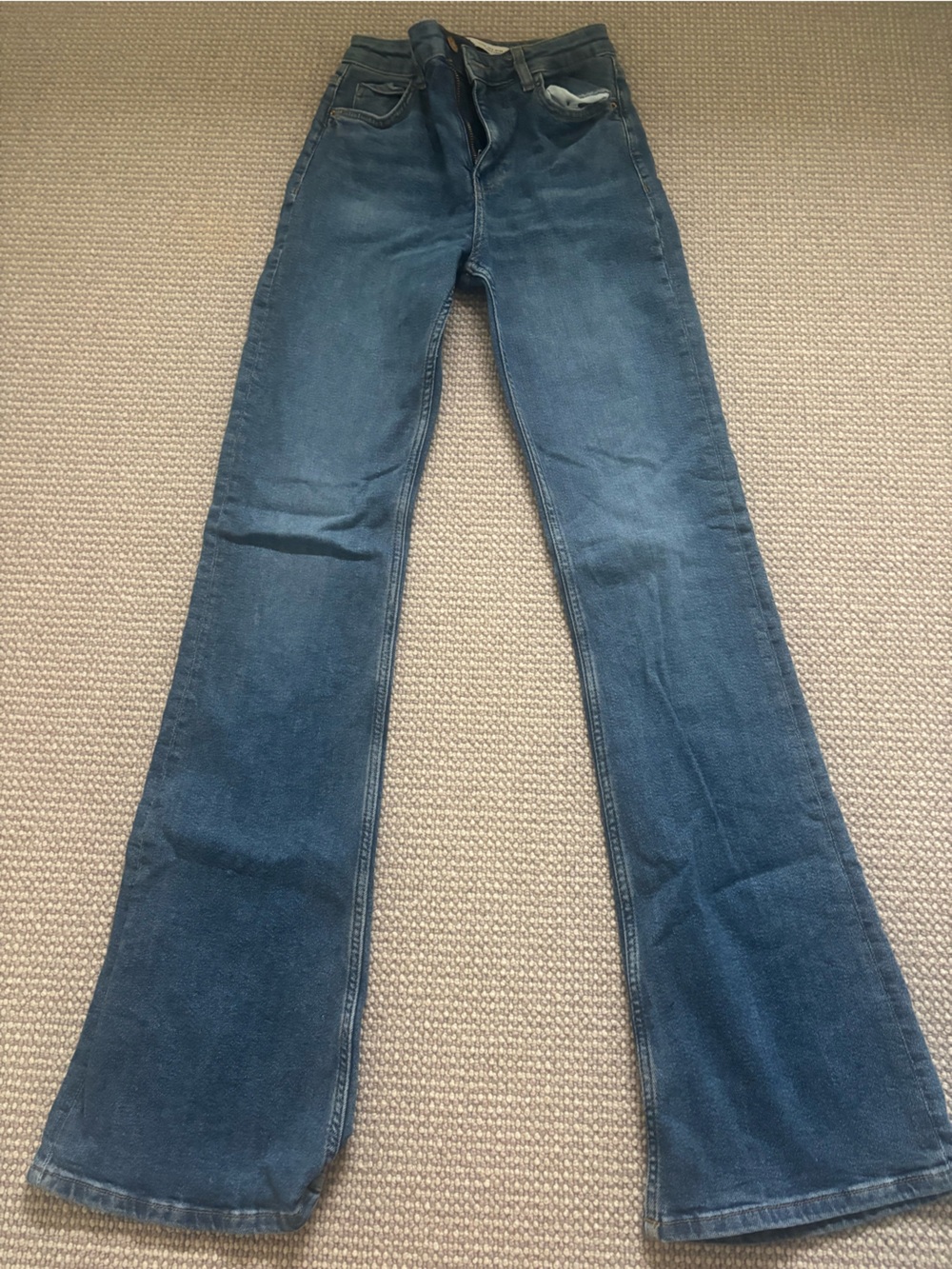 Zara Indigo Flare Jeans